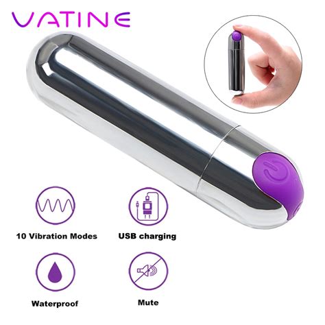vatine mini bullet vibrator sex toys for women 10 speed