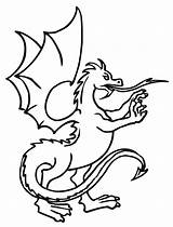 Coloring Pages Dragon Template Drawing Chinese Traceable Flying Standing Templates Kids Evil Dragons Printable Clipart sketch template