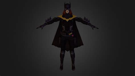 batgirl 3d model by fairytailfan97 [1a87281] sketchfab