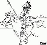 Coloring Pages Native American Indian Cherokee Sheets Indians Americans Horse Printable Tribes Book Drawing Adult Hunting Getcolorings Games Color Oncoloring sketch template