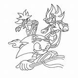 Sonic Coloring Riders Pages Coloriage Popular Library Clipart Coloringhome sketch template