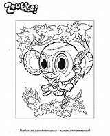 Coloring Pages Zoobles Print Color sketch template