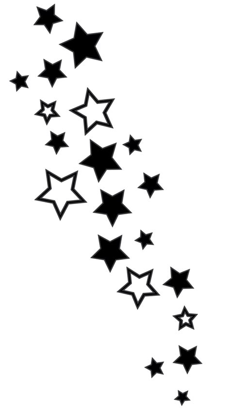 black  white image  stars flying   air