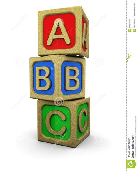 Abc Blocks Stock Illustration Image Of Early Preschool