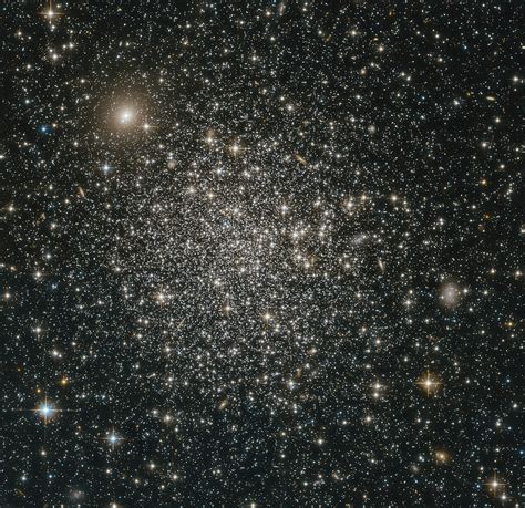 hubble sees  glittering sphere  stars   small magellanic cloud
