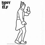 Elf Buddy Xcolorings sketch template