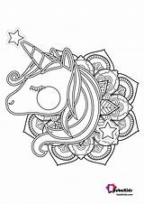 Mandala Unicorn Coloring Kids Bubakids Cute Pages Animal Hello Creative Let Only sketch template
