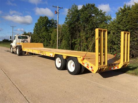 images  lowboy trailers  pinterest john deere trucks  loading ramps