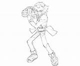 Jaden Yuki Smile Coloring Pages Style Another Supertweet sketch template