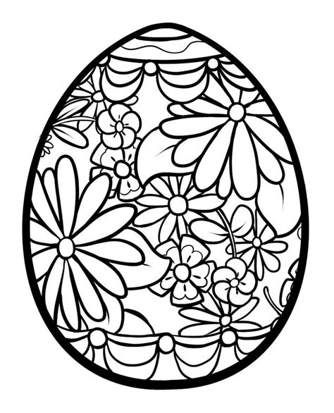 ideas  easter coloring pages  pinterest  easter