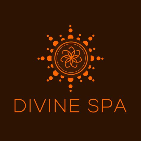 divine spa logo template bobcares logo designs services