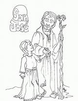 Coloring Joseph St Para Colorear Pages Saint Kids Catholic Dibujo Jose San Carpenter Dibujos Clipart Saints Color Imagenes Triumph La sketch template