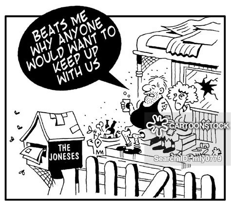 keeping up with the joneses cartoons and comics funny pictures from cartoonstock