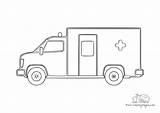 Ambulance Siren Coloringpages sketch template