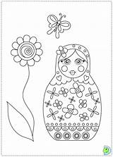 Coloring Matryoshka Dolls Pages Russian Nesting Dinokids Print Getcolorings Colouring Close Printable Getdrawings Boys Matrioshka sketch template