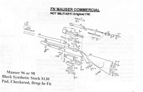 mauser rifle  pistrol repair parts mauser spsorter stocks