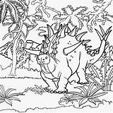 Coloring Pages Animals Extinct Forest Volcano Jurassic Dinosaur Kids Prehistoric King Colouring Reptile Printable Drawing Animal Printouts Print Dinosaurs Discover sketch template