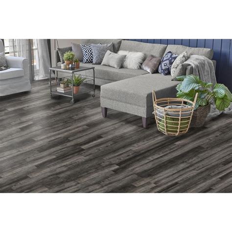 home decorators collection cambridge gray mm thick    wide    length laminate