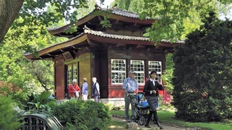 The Tea House Focal Point Of The Garden Bayer Germany
