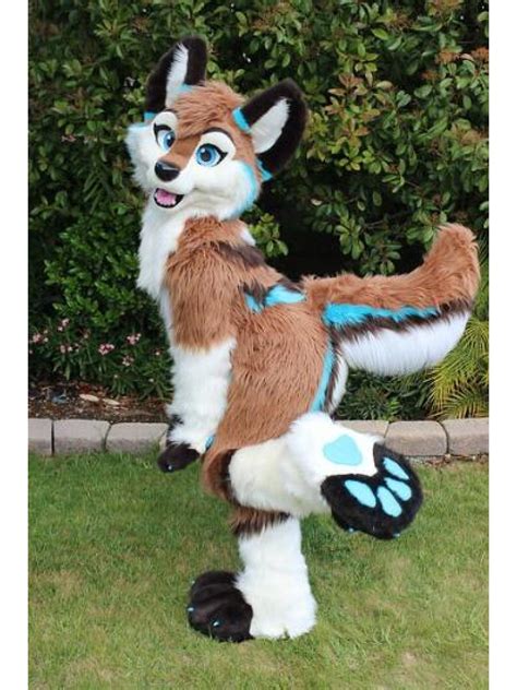 dog fox wolf realistic fursuit costume mascot costume
