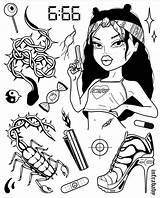 Tattoos sketch template