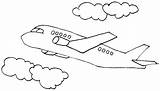 Pesawat Mewarnai Terbang sketch template