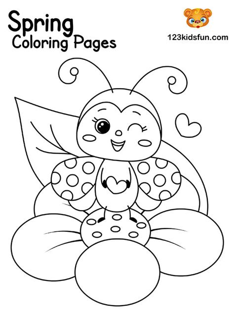 printable spring coloring pages  kids  kids fun apps