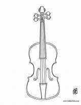 Violin Violon Violino Hellokids Musical Geige Ausmalen Coloriage Colorier Except Cello sketch template