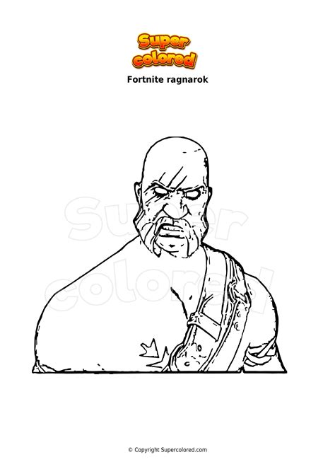 fortnite ragnarok coloring page coloring page central images
