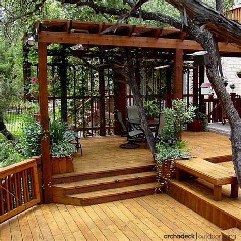 multi level deck design ideas   home pergolafirepit  deck ideas