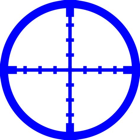 blue crosshair target clip art  clkercom vector clip art  royalty  public domain