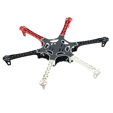 buy qxmotor diy drone rc  airframe hexa frame hexacopter fpv support kk