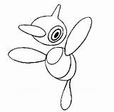 Porygon Pokemon Pages Coloring Drawings sketch template