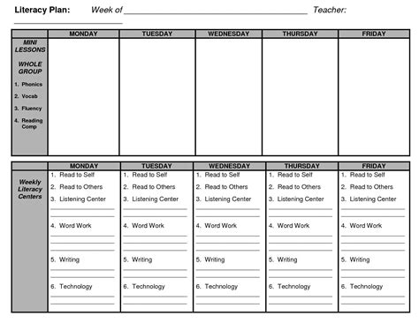 shared reading lesson plan template inspirational  reading lesson plan