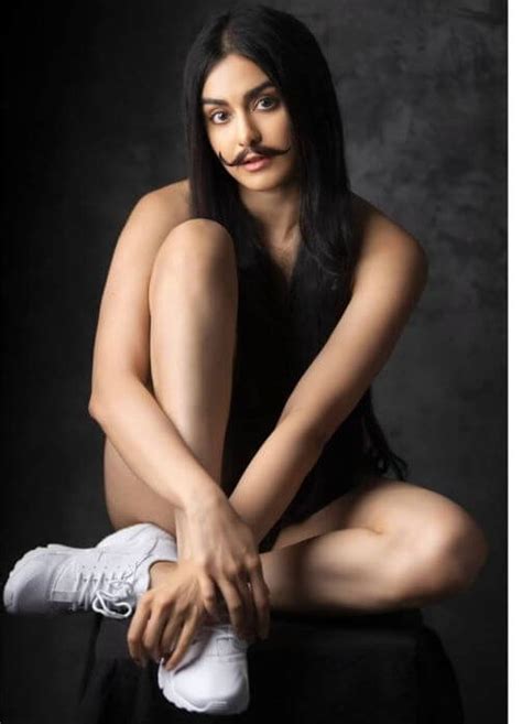 Adah Sharma Recent Photos With Moustache Actress Album