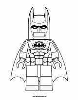 Coloring Batman Lego Printable Allfreeprintable sketch template