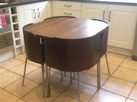 ikea fusion space saving table chairs kitchendining room walsall