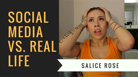 Social Media Vs Real Life Am I Any Different Salice