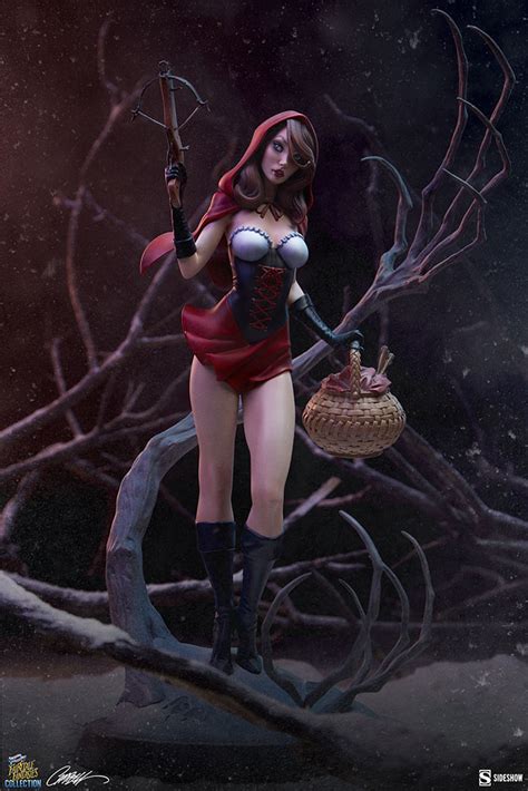 J Scott Campbell’s Fairytale Fantasies Red Riding Hood Statue
