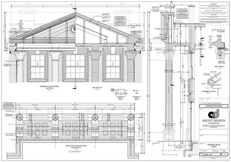 detailed technical drawings ascot design
