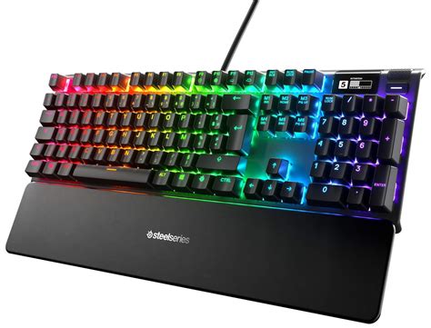 buy steelseries apex pro mechanical gaming keyboard adjustable actuation switches oled