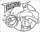 Coloring Pages Nba Thunder Basketball Raptors Toronto Warriors Golden State Lakers Players Celtics Boston Logos City Logo Oklahoma Color Sheets sketch template