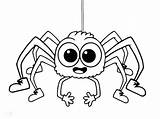 Spider Coloring Pages Halloween Cute Girl Printable Minecraft Iron Fly Guy Print Color Kids Big Eyes Bitsy Itsy Insect Lucas sketch template