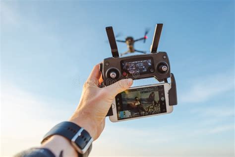 drone dji mavic pro  remote controller editorial image image  radio power