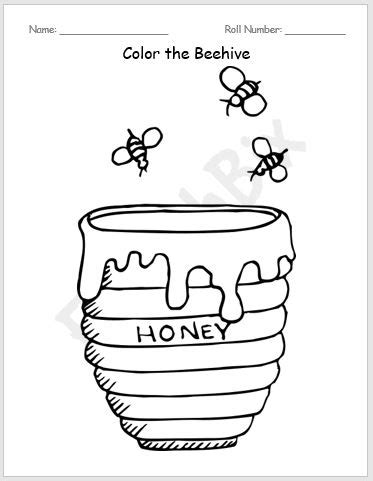 beehive printables worksheet  kids englishbix