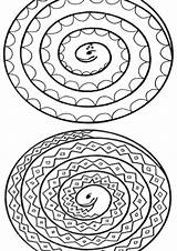 Snake Tulamama Crafts Spiral sketch template