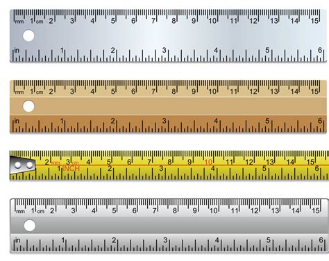 premium vector ruler inches  cm scale  white background