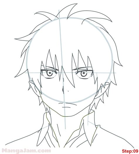 How To Draw Rin Okumura From Blue Exorcist