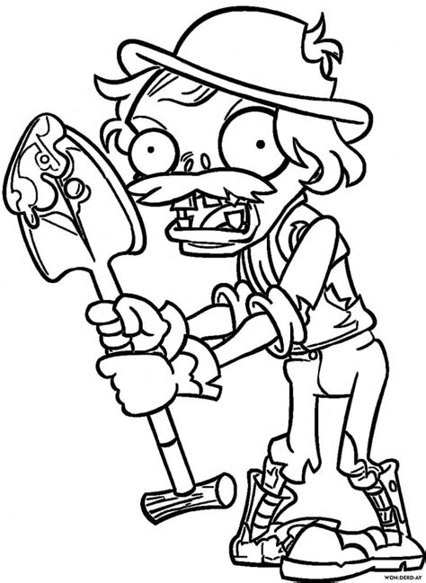 plants  zombies coloring pages  parts