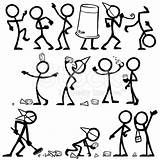 Stick Figure Figures Drawing Drunk People Party Family Stock Clip Illustration Drawings Partying Set Pages Coloring Vector Clipart Cartoon Man sketch template